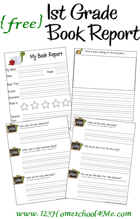 Book report template and free